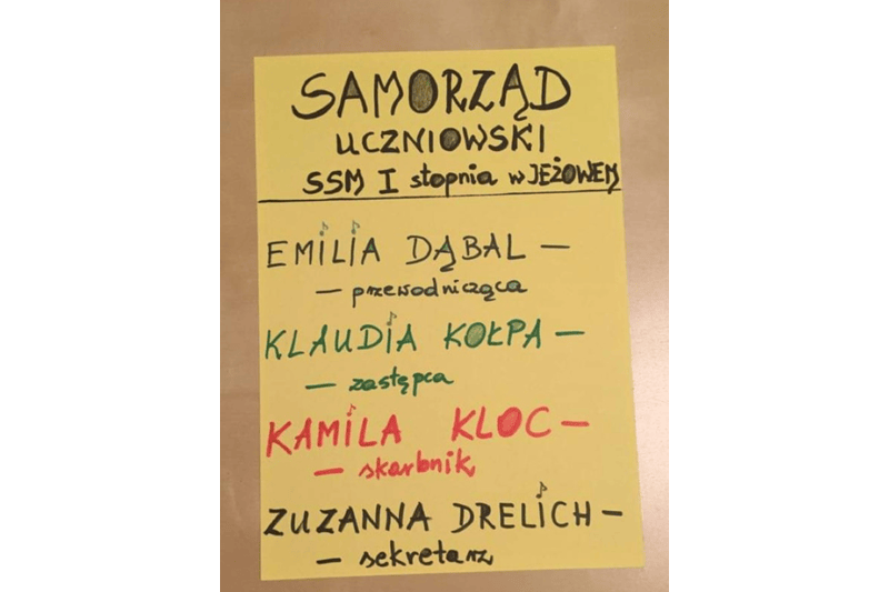 Samorząd uczniowski 2024