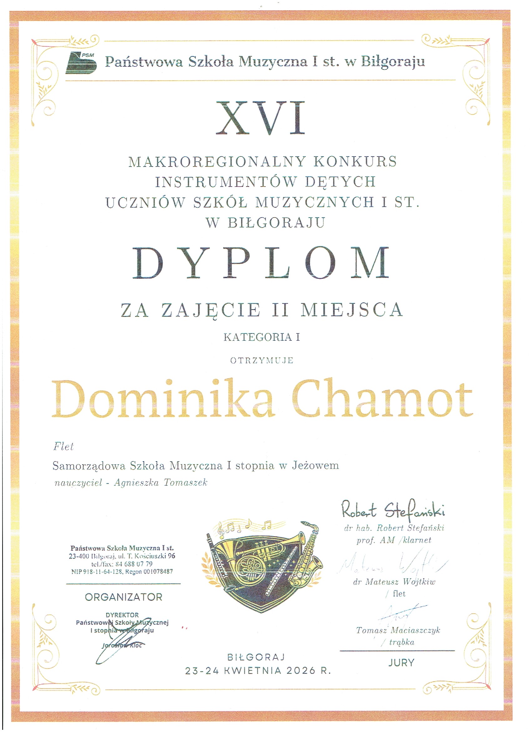 Chamot, Biłgoraj