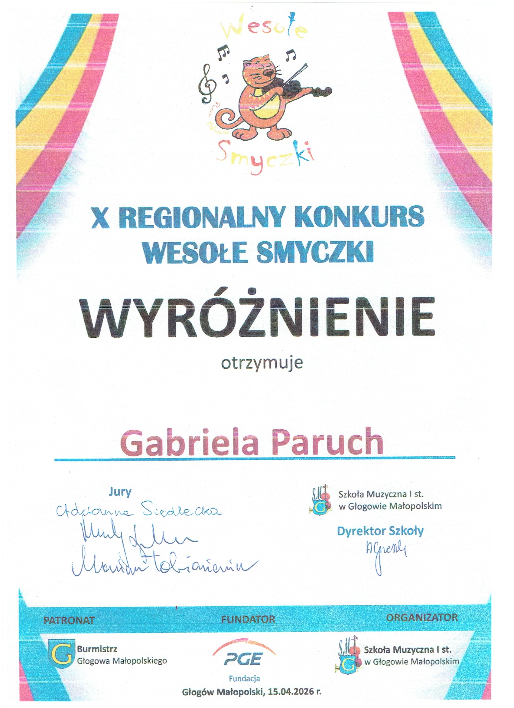 Paruch, Głogów Młp.