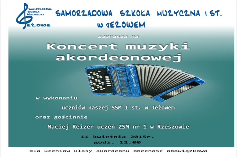 Koncert muzyki akordeonowej
