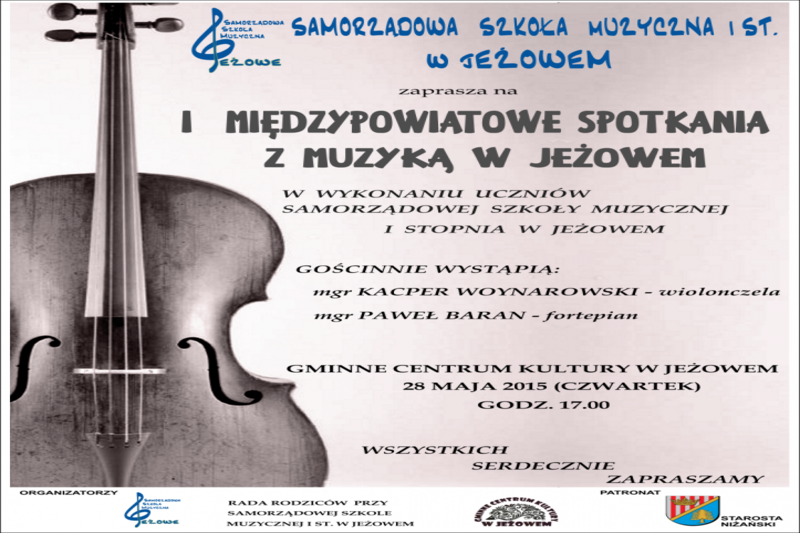 I Międzypowiatowe Spotkania z Muzyką w Jeżowem