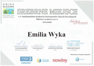 Dyplom Emilia Wyka 04042023 300X211